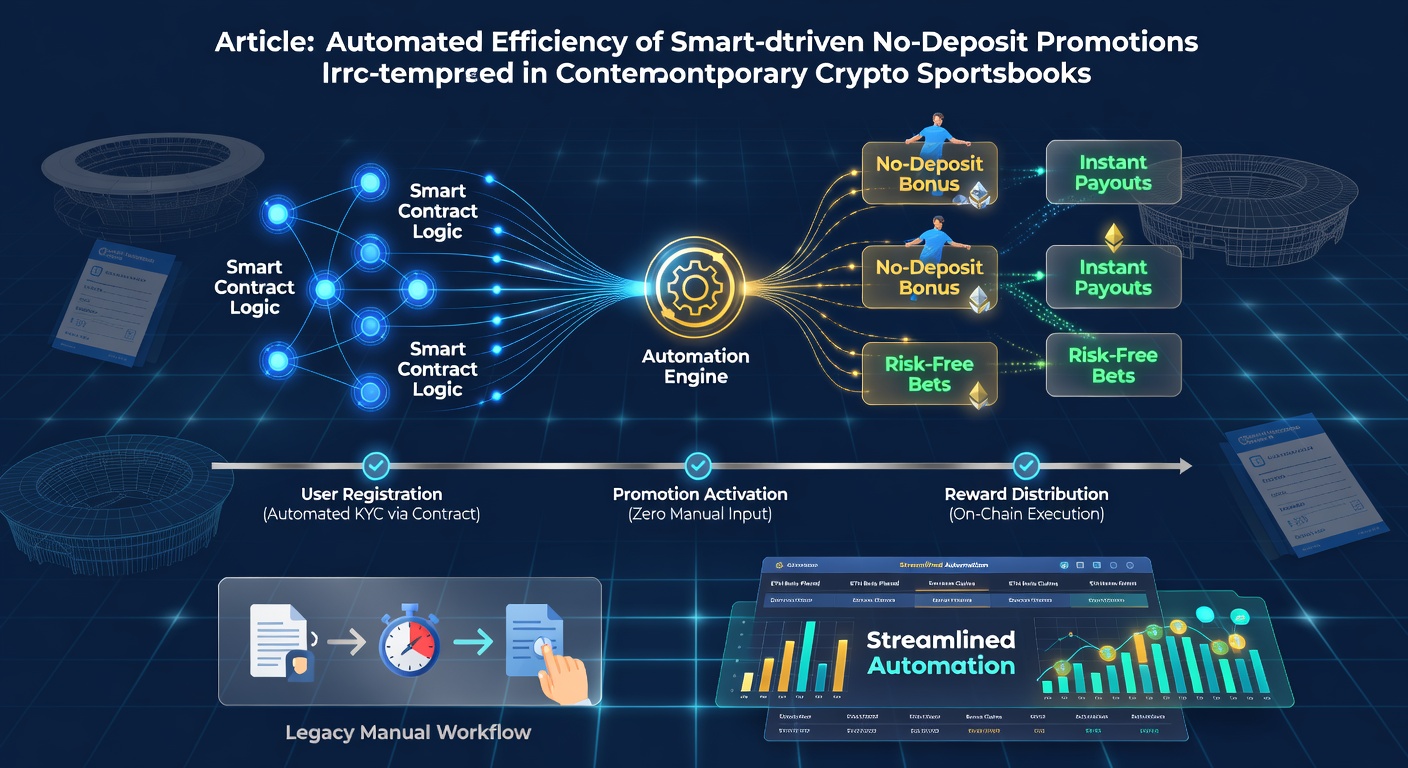 Smart contracts automatisieren Bonusverteilung in Krypto-Sportsbooks