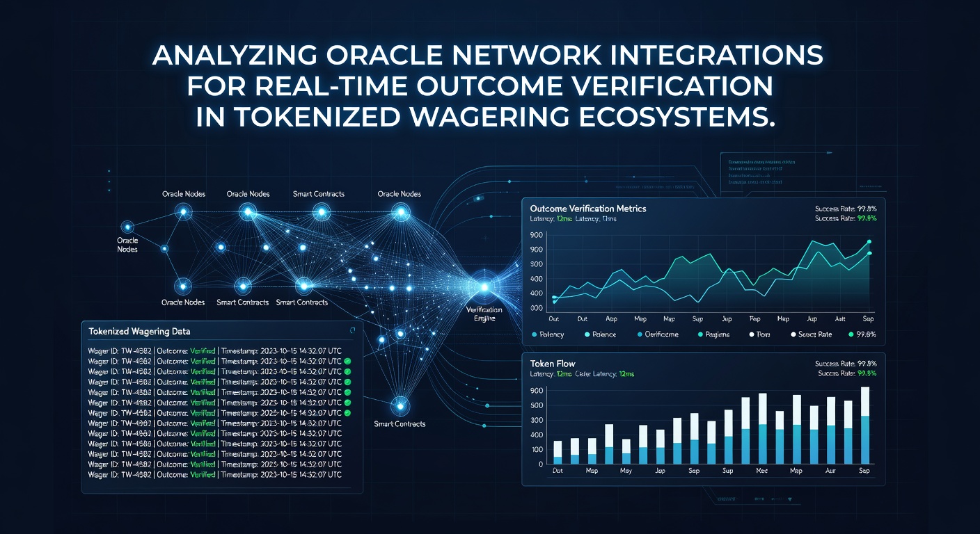 Darstellung von Oracle-Netzwerken die Echtzeitdaten in Blockchain-Wettplattformen integrieren