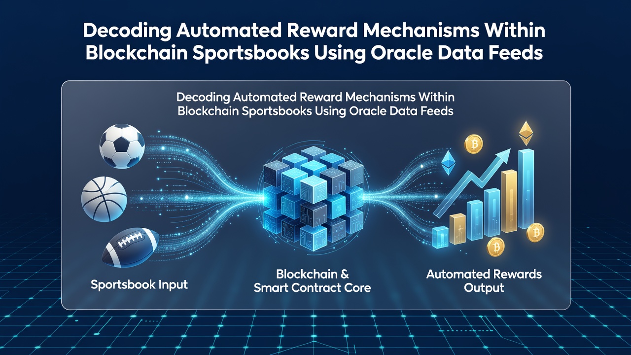 Visualisierung von Oracle-Datenfeeds die automatisierte Belohnungen in Blockchain-Sportsbooks steuern
