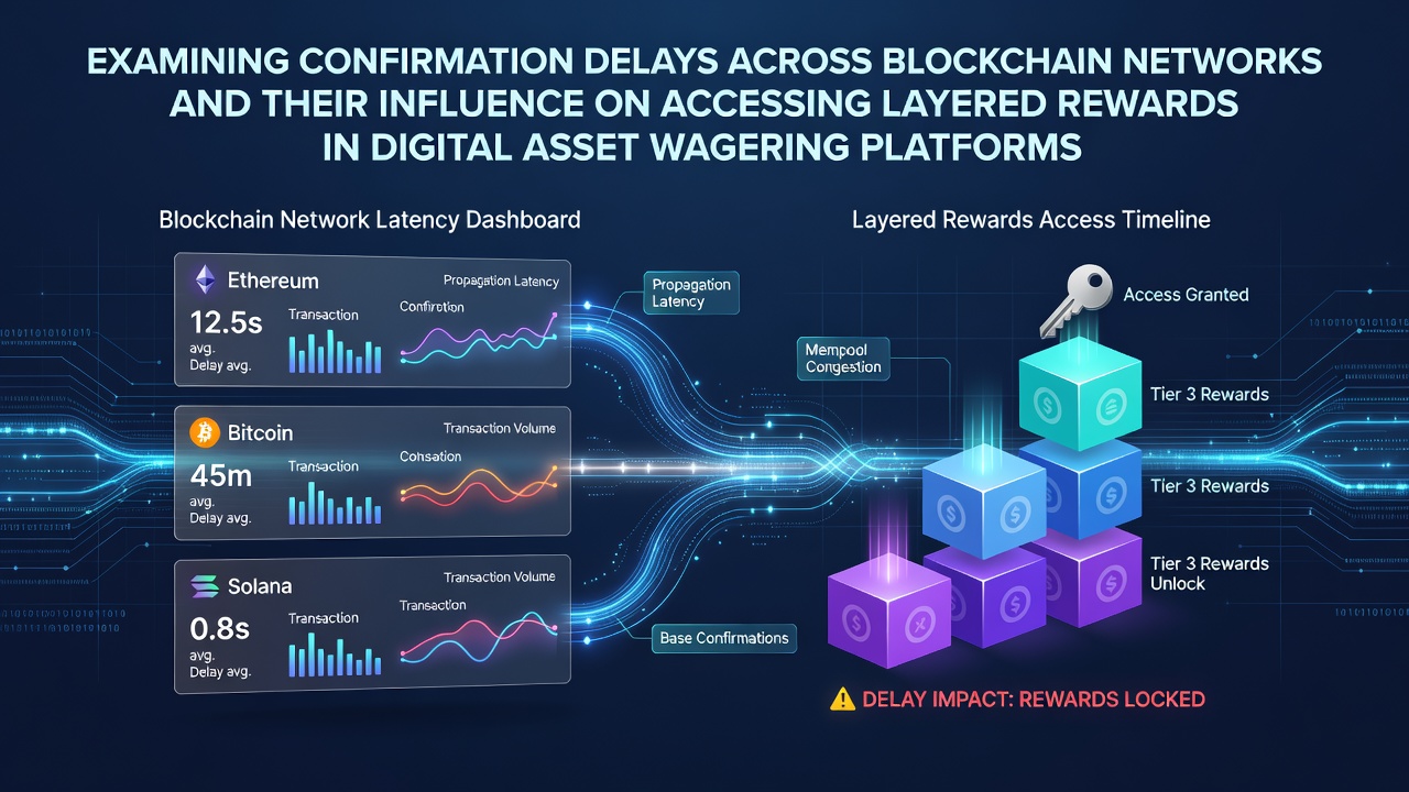 Blockchain-Netzwerke mit Bestätigungsverzögerungen und gestaffelten Belohnungen in digitalen Wettplattformen