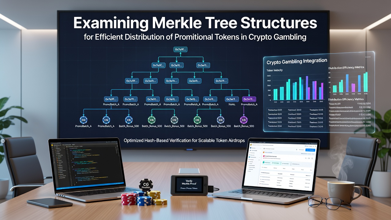 Illustration der Token-Verteilung über Merkle-Proofs in einem dezentralen Sportwetten-Ökosystem