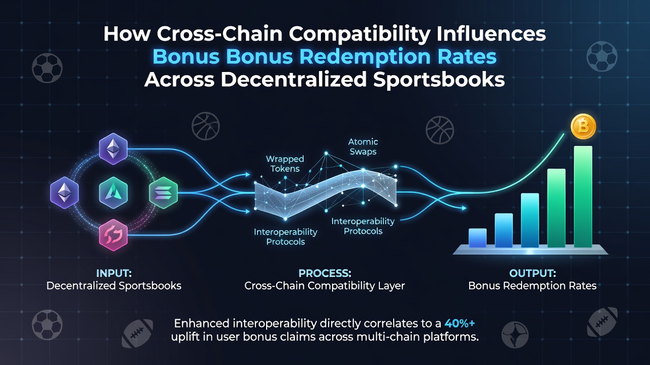 Visualisierung von Cross-Chain-Brücken zwischen Blockchain-Netzwerken und deren Einfluss auf Bonus-Einlösungen in dezentralen Sportsbooks