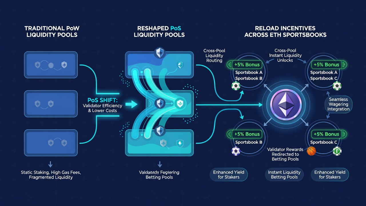 Analyse von Liquiditätspools und Reload-Incentives in Ethereum-Sportsbooks unter Proof-of-Stake