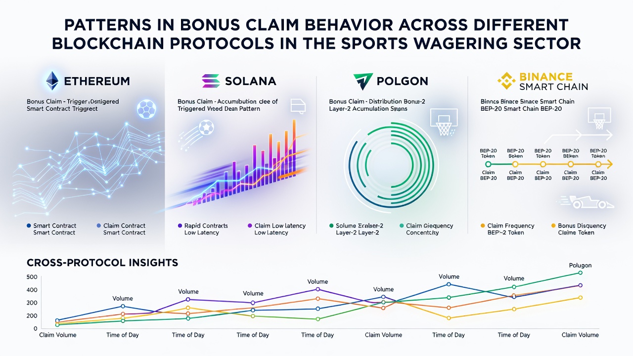 Vergleich der Bonus-Beanspruchungsmuster über Solana, Polygon und Ethereum im Sportwettenbereich