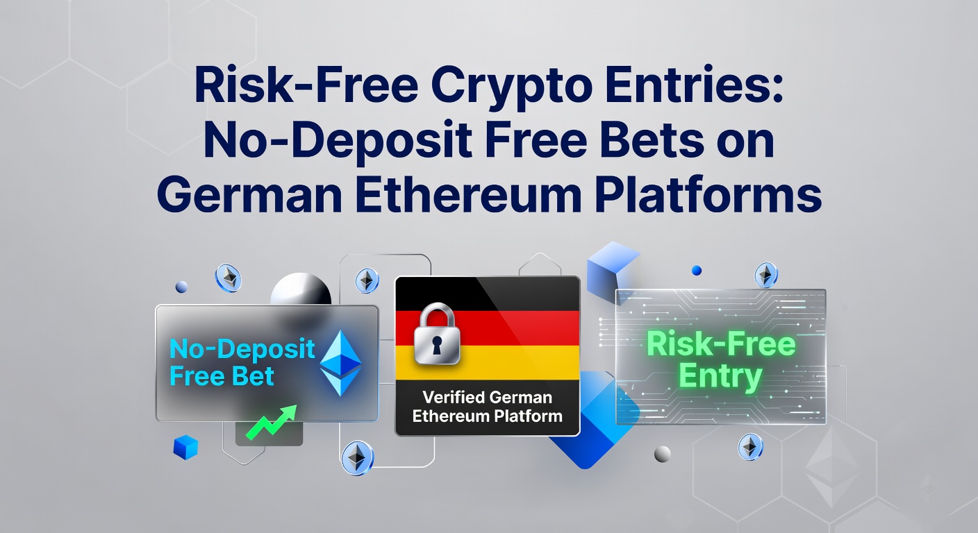Screenshot einer Ethereum-Plattform mit No-Deposit Free Bet-Angebot und Wallet-Integration für deutsche Nutzer