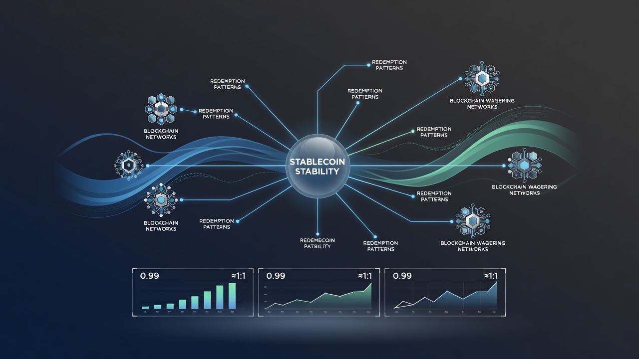 Analyse von Einlösemustern und Stablecoin-Peg in Blockchain-Wettsystemen
